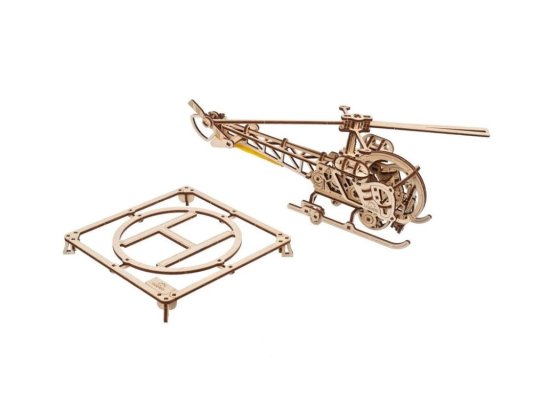 Ugears 3D Drvena mehanička slagalica MINI Helikopter