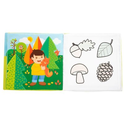 CHICCO Book for repeating painting with water Seasons 24m+