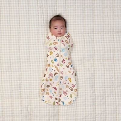 ERGOPOUCH Inbäddning och sovsäck 2-i-1 Cocoon Bon Appetit 6-12 m, 8-10 kg, 0,2 tog