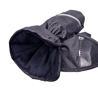 Guanti con pollice Outlast® - nero-ricamo grigio