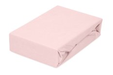 BABYMATEX Prześcieradło nieprzemakalne Jersey 60x120 cm różowe