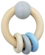 Hess Hochet rond avec boule et anneaux bleu