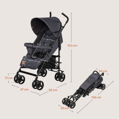 LIONELO Buggy Elia Grey White