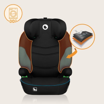 LIONELO Seggiolino Auto Lars i-Size (100-150 cm) Green Turquoise