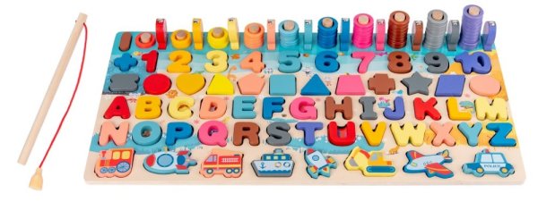 2Kids Toys Multifunktionales Steckbrett 6 in 1