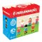 Jeujura Figurines en bois pour jeux de construction 6 pcs