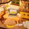 RoboTime 3D houten modelbouwpuzzel Miniatuur poppenhuis Puppyhuis