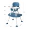Sedia da pranzo per bambini 2 in 1 Grow - Blu