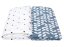 MOTHERHOOD Premium mousseline deken en inbakerdoek 2 stuks Blue Classics 100x120 cm
