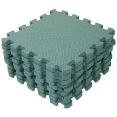 BABYDAN Play mat Puzzle Dusty Green 90x90 cm