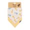 PETITE&MARS Bryndák bandana Luke 2 ks Beige Pears&Intense Ochre 3m+