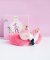 Coffret cadeau Doudou - Ensemble de premiers chaussons flamant rose 0-6 mois