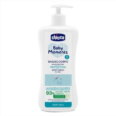 CHICCO Lichaamsshampoo met dispenser Baby Moments Protection 93% natuurlijke ingrediënten 500 ml