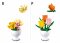 Sluban Flowers M38-B1077 Fleurs de printemps petit Présentoir de 6 pièces