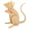 Woodcraft Dřevěné 3D puzzle Myš
