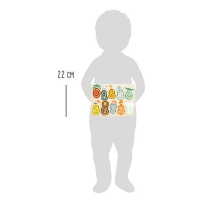 small foot Puzzle z cyframi Safari
