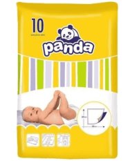 2x BELLA PANDA - baby changing mats 10 pcs