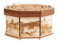 EscapeWelt Rompecabezas de Madera Secret Maze Box