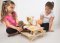 Bigjigs Toys Drewniana ławka piknikowa dla lalek