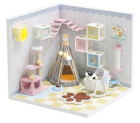 Miniatură căsuță 2Kids Toys Casa pisicii Miau