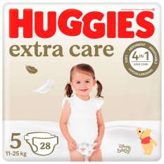 HUGGIES® Pieluchy jednorazowe Extra Care 5 (12-17 kg) 28 szt