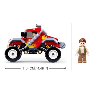 Sluban Town M38-B1105 Rotes Geländefahrzeug