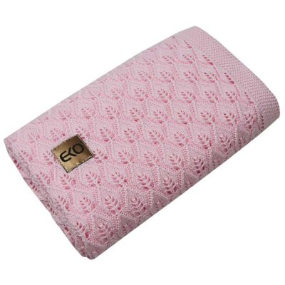 EKO Manta de bambu Rose Pink 80x100cm