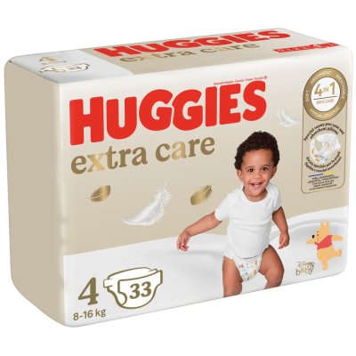HUGGIES® Pieluszki jednorazowe Extra Care 4 (8-16 kg) 33 szt.