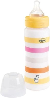 CHICCO Babyflasche Wohlfühlsilikon 330 ml Mädchen