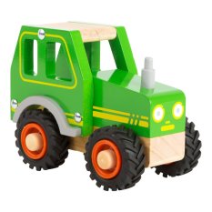 small foot Houten Tractor Groen