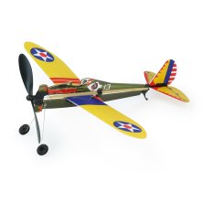 Vilac Flugzeug Bausatz mit Aufziehpropeller 1Stk. grün