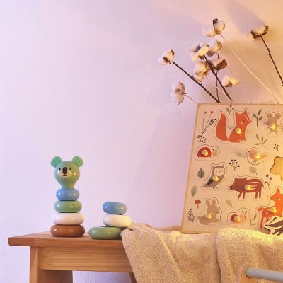 Vilac Leśne zwierzątka puzzle z uchwytem od Sarah Betz