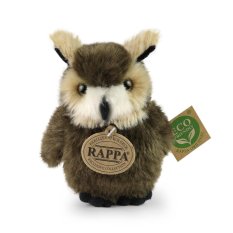 Rappa Pluche vogel uil/oehoe 13 cm ECO-FRIENDLY
