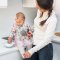 BABYONO Zamykana miska z przyssawką i łyżeczką 300 ml zielono-żółta