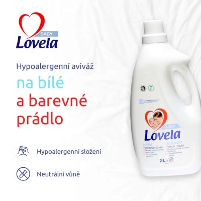 LOVELA Baby Hipoalergiczny płyn do płukania tkanin 2 l (33 prania)
