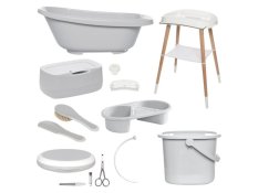 BÉBÉ-JOU Set da bagno digitale Bébé-jou Sense Plus 8 pezzi Grigio chiaro