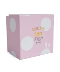 Doudou Poklon set - Plišani zeko rozi 16 cm