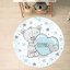 Kinderspielmatte - Blauer Teddybär mit Sternen