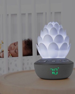 SKIP HOP Sensor gråter lätt musik med röstinspelning USB 3+