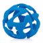 NUBY Bijtring siliconen bal donkerblauw 3 m+