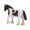 Mojo Cheval Clydesdale noir et blanc
