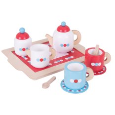 Bigjigs Toys Teegeschirr mit Punkten