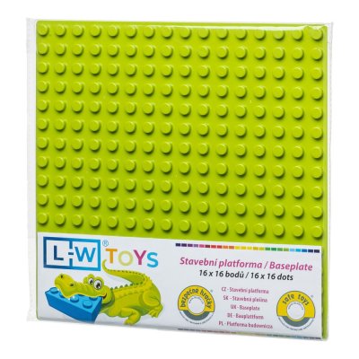 L-W Toys Plaque de construction JUNIOR 25,5x25,5 cm