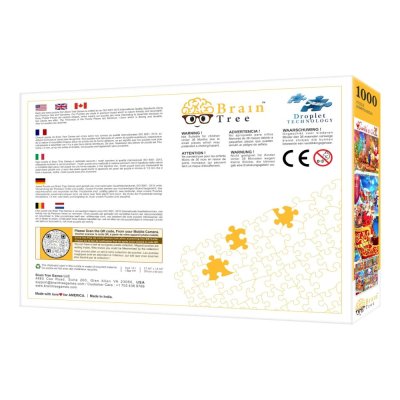 Puzzle Brain Tree Cadourile lui Moș Crăciun 1000 piese