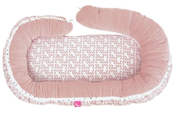 MOTHERHOOD Babynest och Juniorkudde 2 i 1 Rosa Klassiker ny