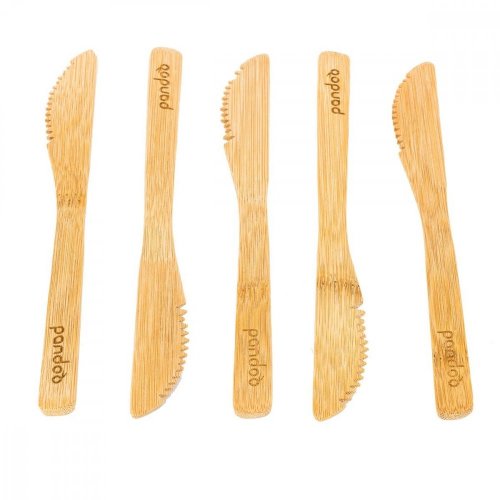 Faca de bambu, 5 peças
