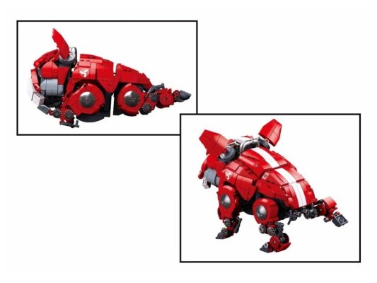 Sluban Pleyerid M38-B1112A Bulldog Mécanique Rouge