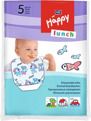 3x BELLA HAPPY disposable bib (5 pcs)