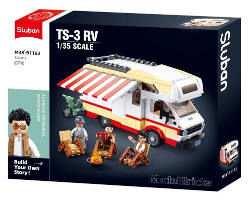 Sluban Model Bricks M38-B1193 Kamper TS-3 w skali 1:35
