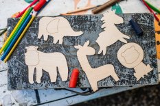 BeWooden Maluj a obkresluj - Divočina
